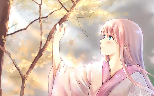 Luka Megurine Anime Vocaloid HD Desktop Wallpaper | Background Image