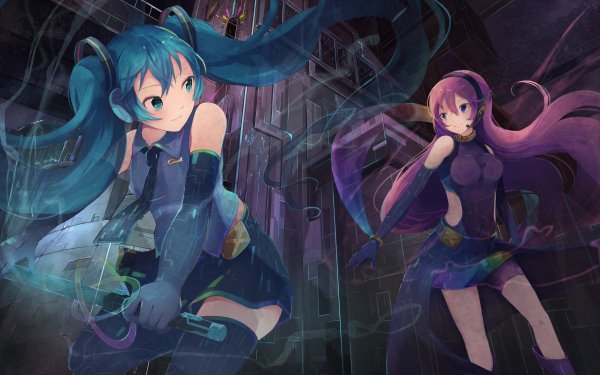 Anime Vocaloid Hatsune Miku Luka Megurine HD Wallpaper | Background Image