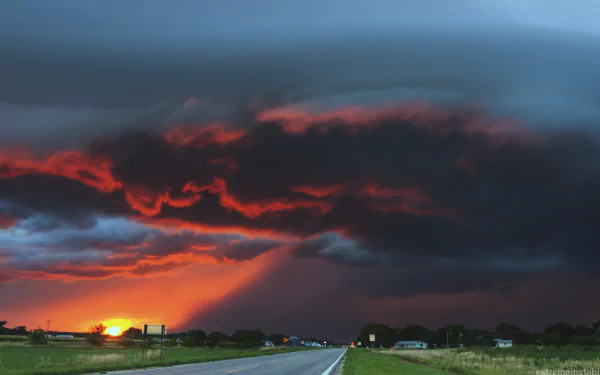 nature storm HD Desktop Wallpaper | Background Image