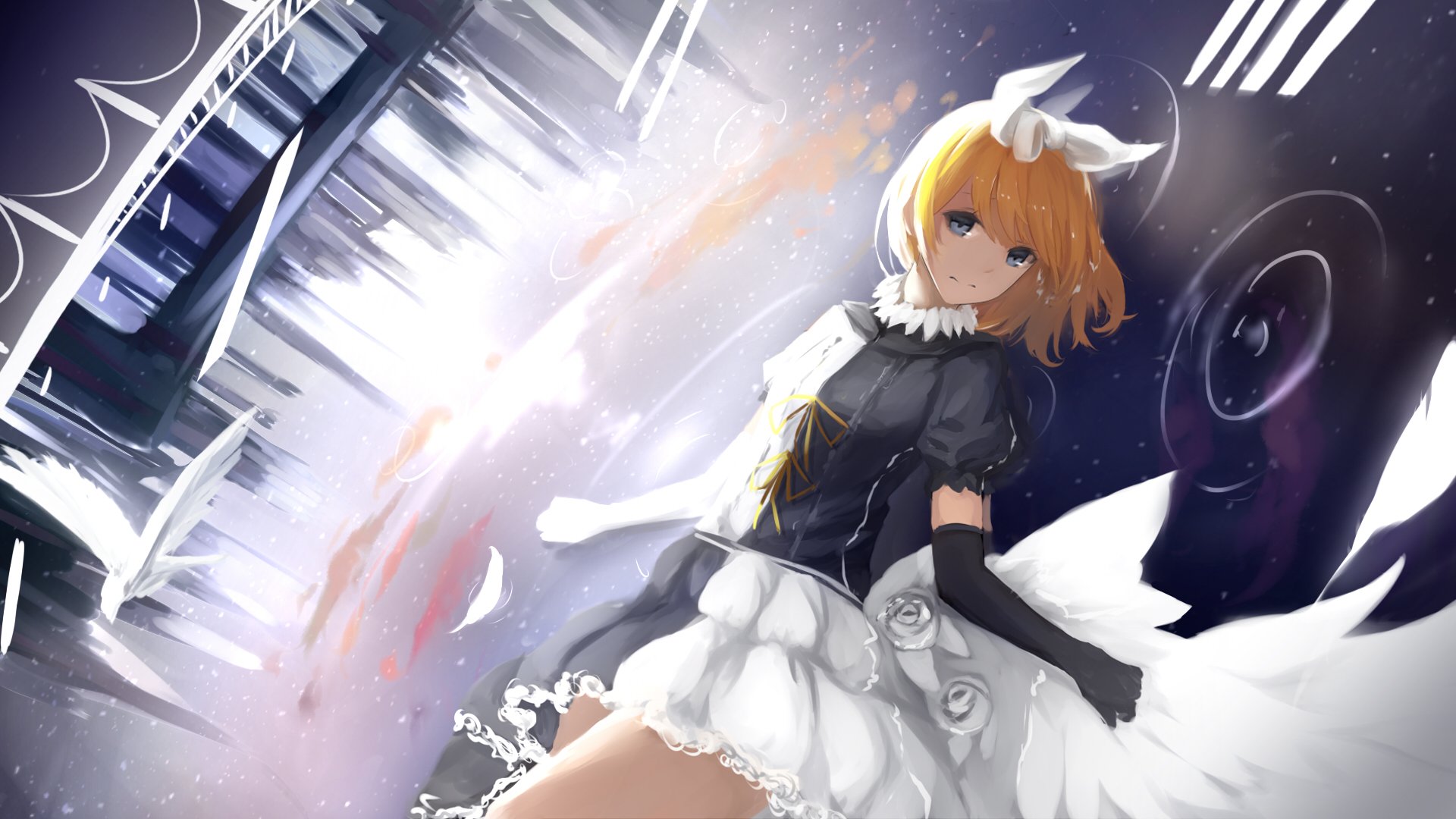 Download Rin Kagamine Anime Vocaloid HD Wallpaper by YY