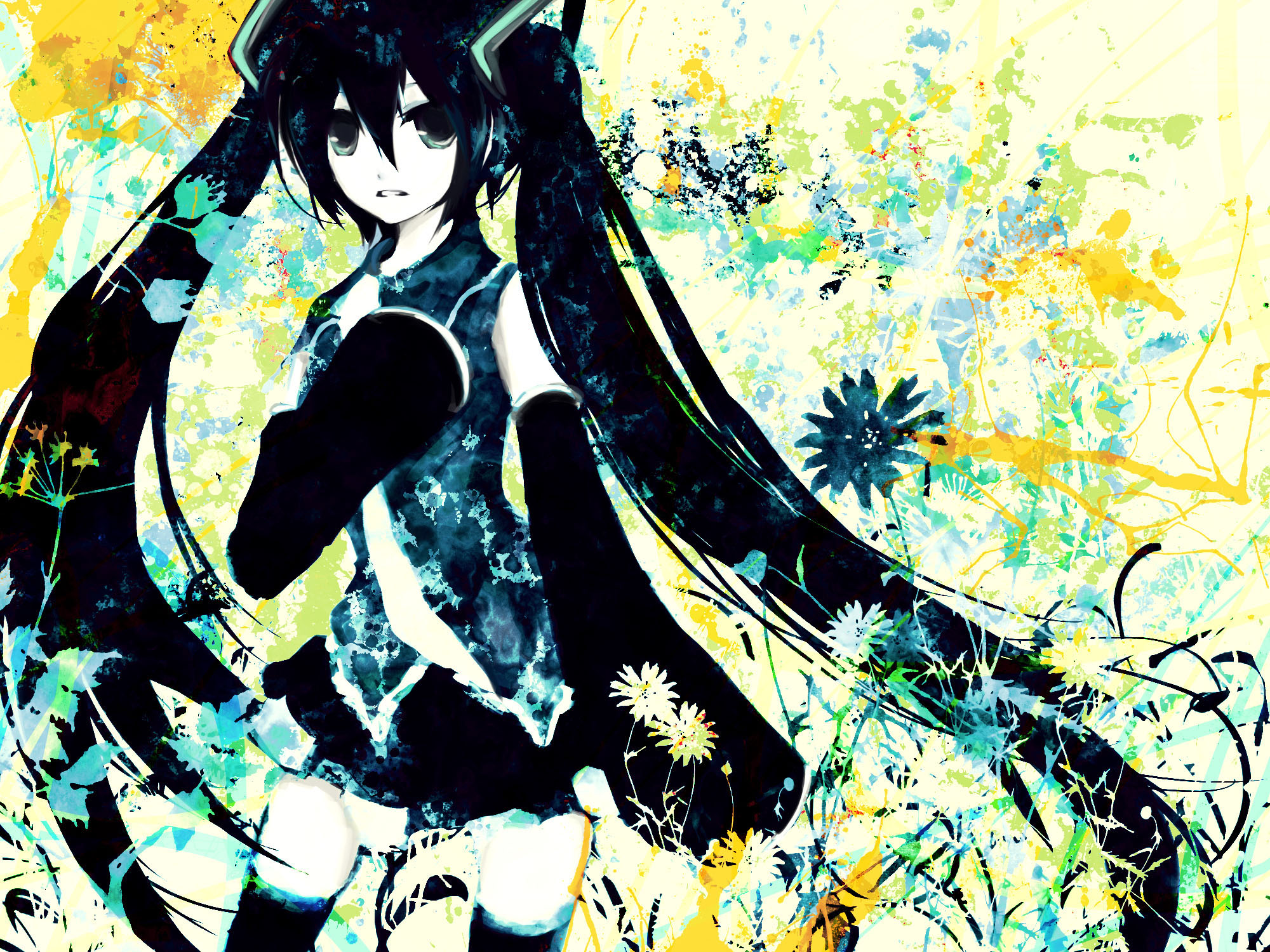 Download Hatsune Miku Anime Vocaloid HD Wallpaper by 852話ㅤ