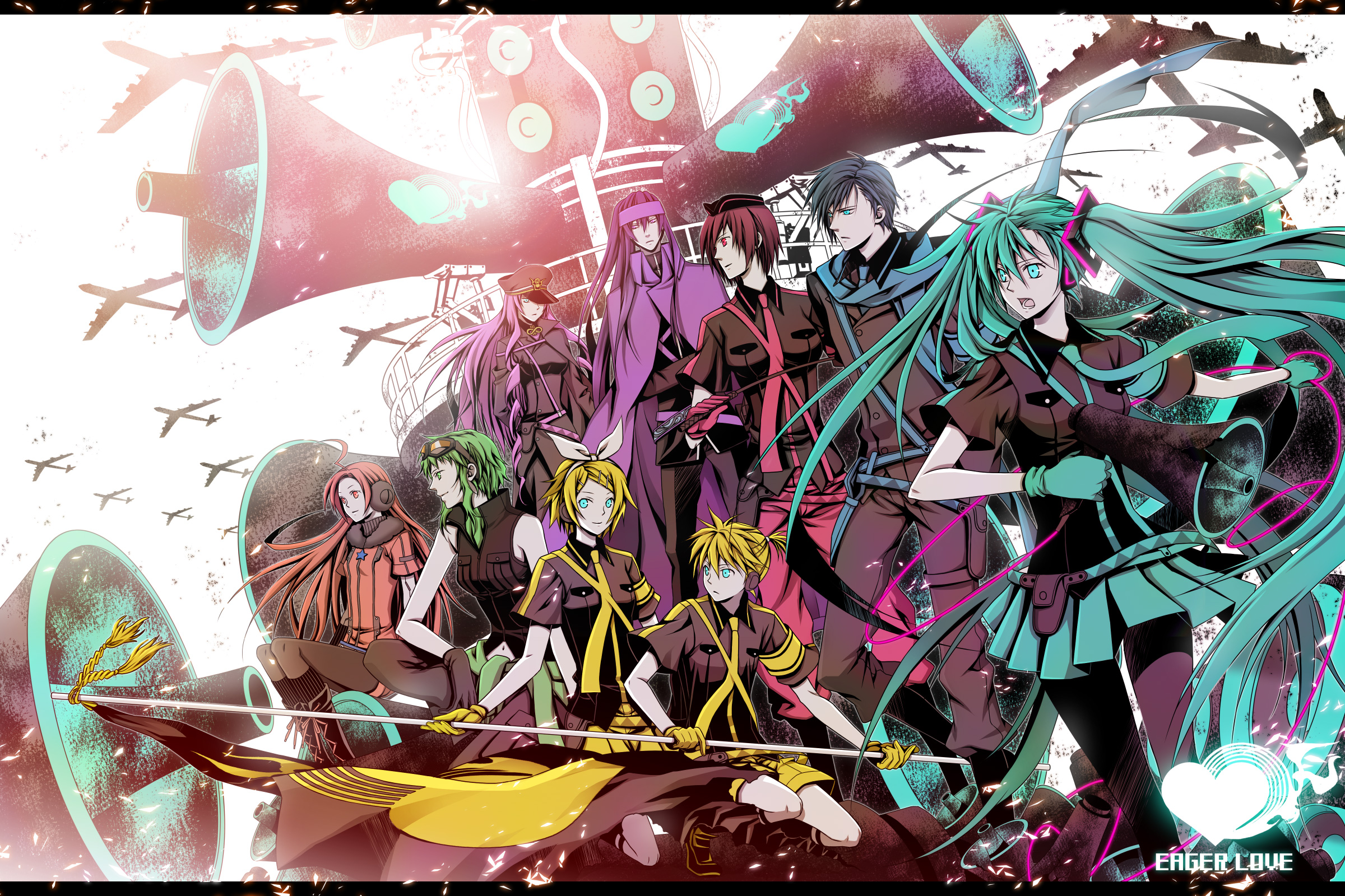Vocaloid HD Wallpaper by ユウノ