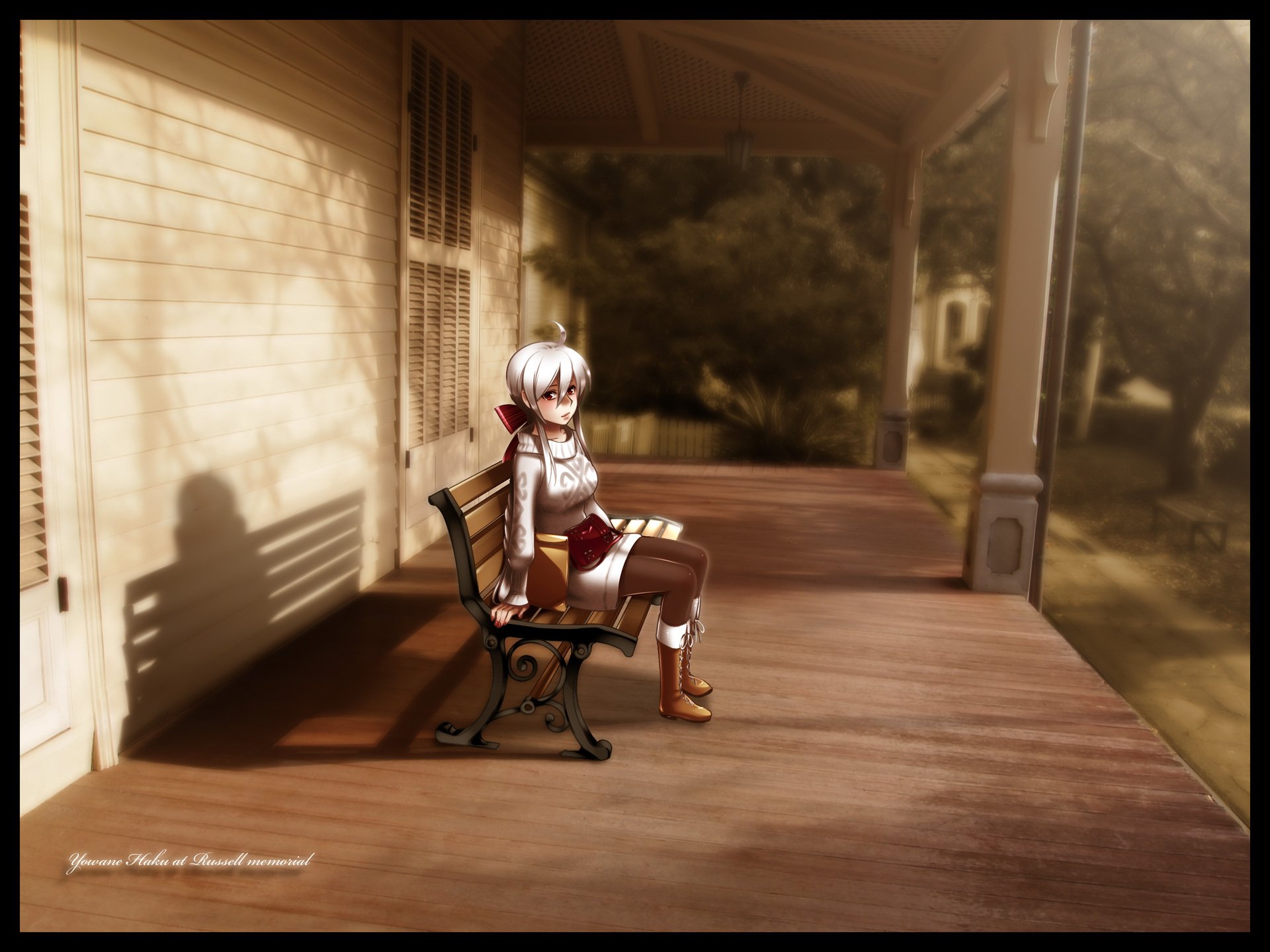 Download Yowane Haku Anime Vocaloid HD Wallpaper by caffein