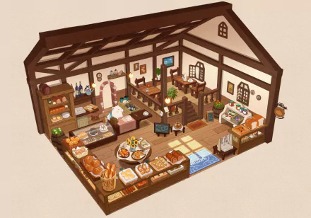 Anime shop HD Desktop Wallpaper | Background Image