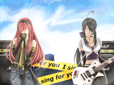 Haku Yowane (Vocaloid) Luka Megurine Anime Vocaloid HD Desktop Wallpaper | Background Image