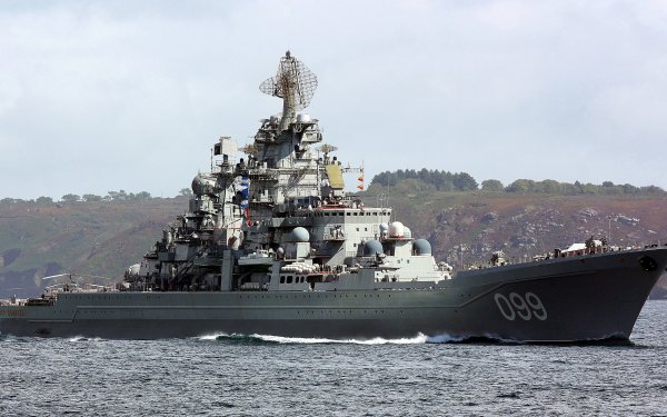 Military Russian battlecruiser Pyotr Velikiy Warships Russian Navy Battlecruiser Warship HD Wallpaper | Background Image