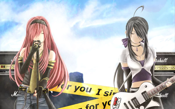 Haku Yowane (Vocaloid) Luka Megurine Anime Vocaloid HD Desktop Wallpaper | Background Image