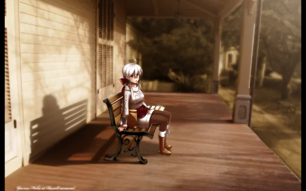 Yowane Haku Anime Vocaloid HD Desktop Wallpaper | Background Image