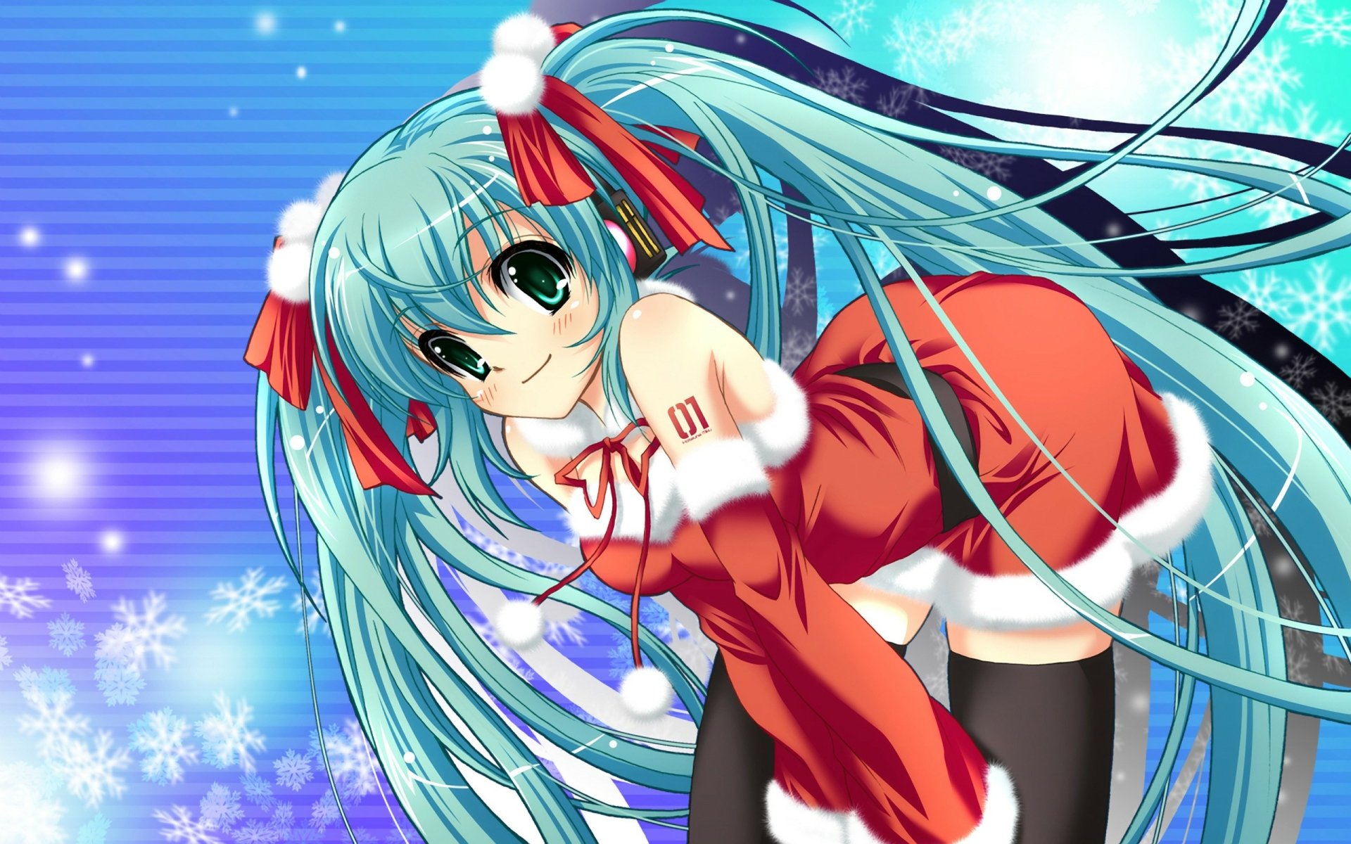 vocaloid christmas dress up I wish it would snow #hatsunemiku #cosplay #christmas #mikucosplay  # # #