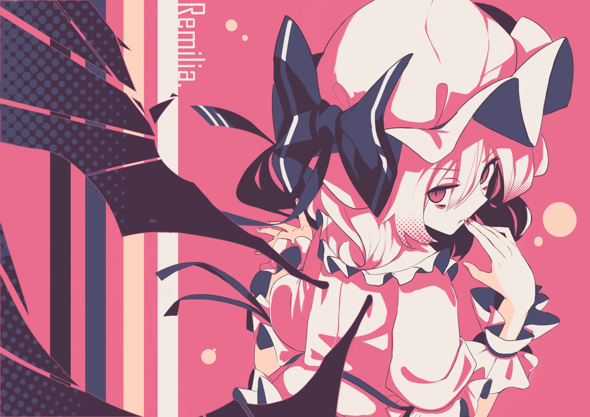 Download Remilia Scarlet Anime Touhou HD Wallpaper by ふぁみ