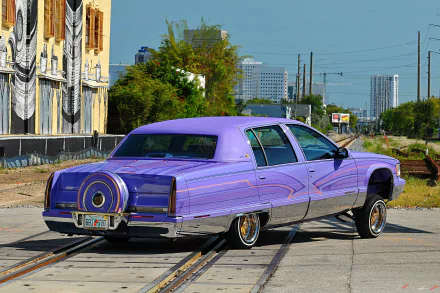 lowrider vehicle Cadillac Fleetwood HD Desktop Wallpaper | Background Image