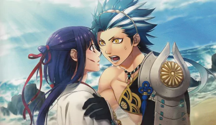 Otome Game Takeru Totsuka Yui Kusanagi Anime Kamigami no Asobi HD Desktop Wallpaper | Background Image