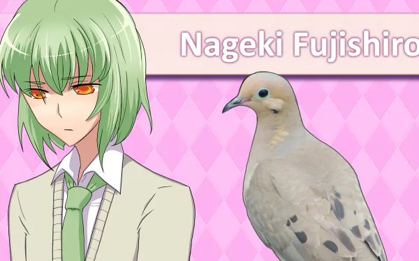 Nageki Fujishiro video game Hatoful Boyfriend HD Desktop Wallpaper | Background Image