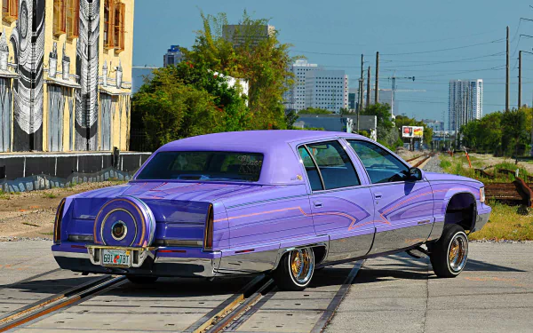 lowrider vehicle Cadillac Fleetwood HD Desktop Wallpaper | Background Image