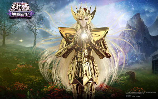 Anime Saint Seiya Virgo Shaka HD Desktop Wallpaper | Background Image