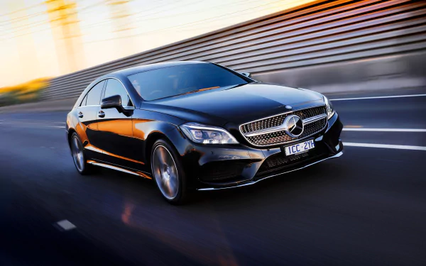 car black car Mercedes-Benz vehicle Mercedes-Benz CLS-Class HD Desktop Wallpaper | Background Image