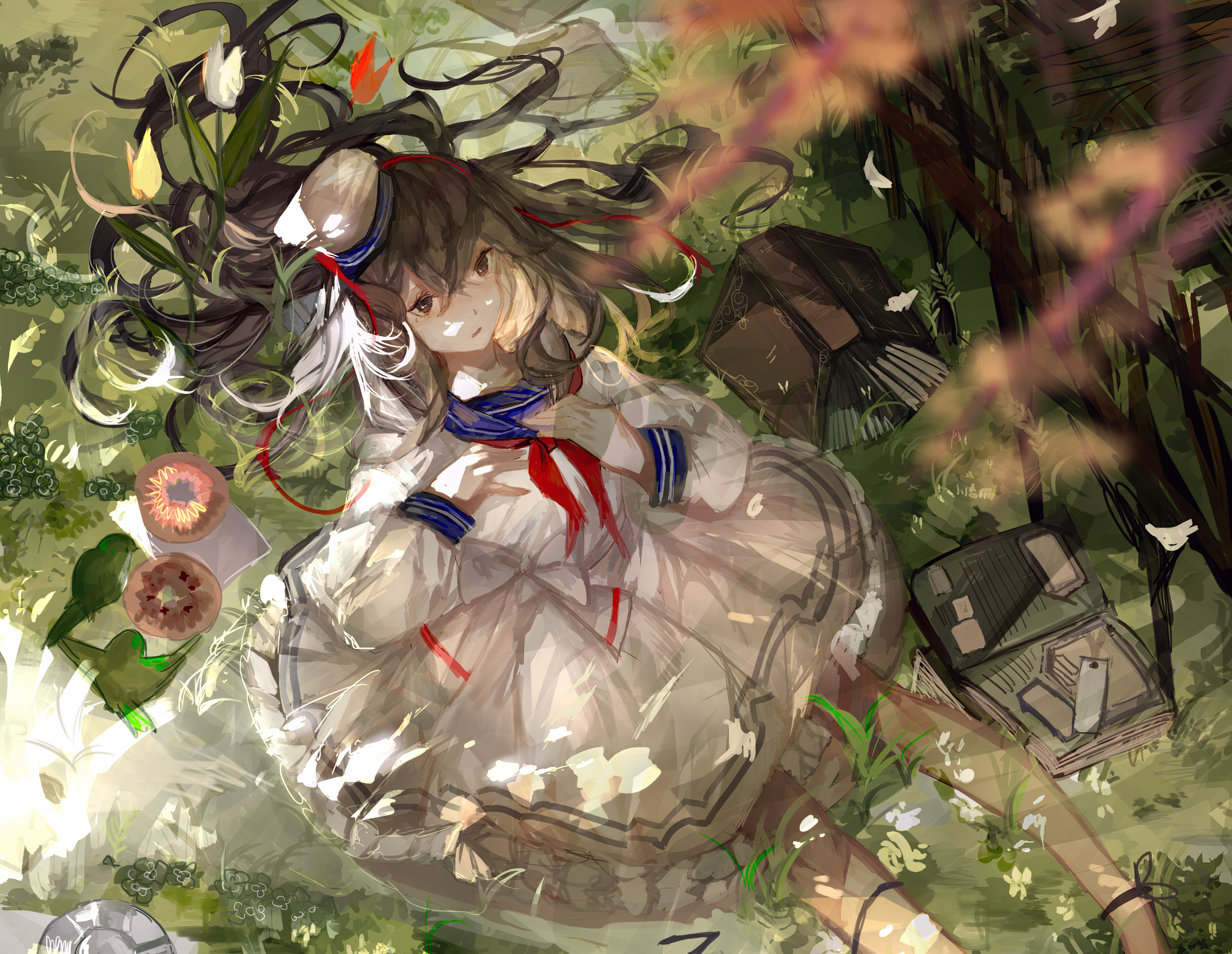 Anime Girl HD Wallpaper by おりえ
