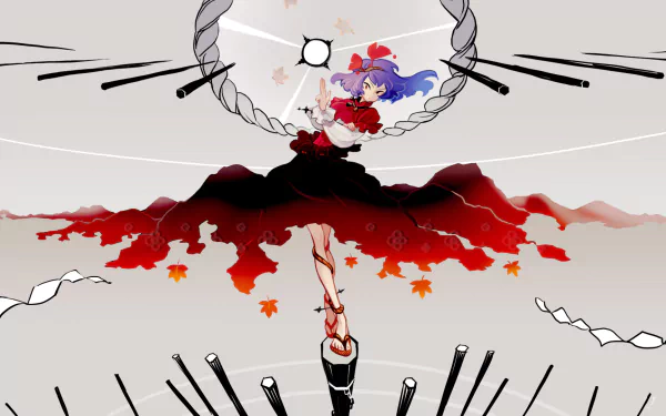 Kanako Yasaka Anime Touhou HD Desktop Wallpaper | Background Image