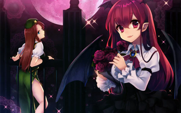 Hong Meiling Koakuma (Touhou) Anime Touhou HD Desktop Wallpaper | Background Image