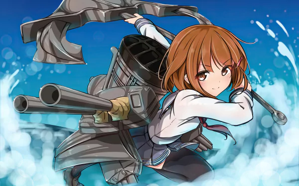 Ikazuchi (Kancolle) Anime Kantai Collection HD Desktop Wallpaper | Background Image