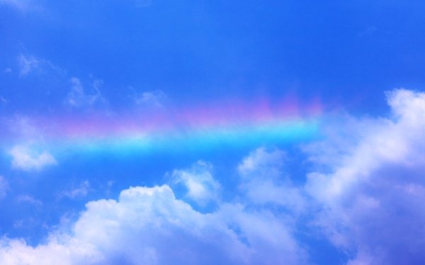 Earth Rainbow Sky Blue Cloud HD Wallpaper | Background Image