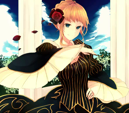 Beatrice (Umineko no Naku Koro ni) Anime Umineko: When They Cry HD Desktop Wallpaper | Background Image