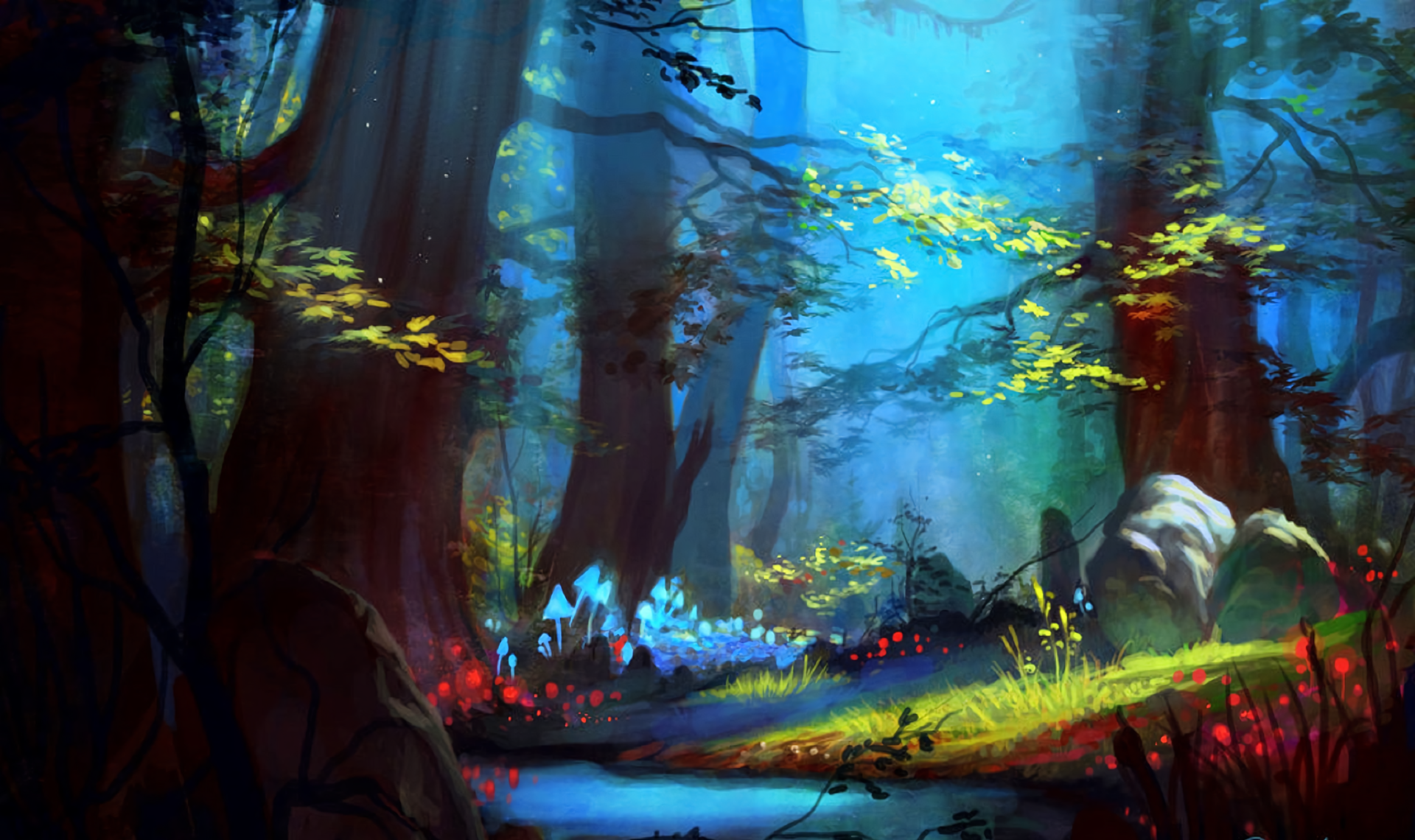 Magic Forest HD Wallpaper | Background Image | 1920x1140 | ID:772066