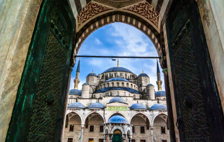 religious Sultan Ahmed Mosque HD Desktop Wallpaper | Background Image