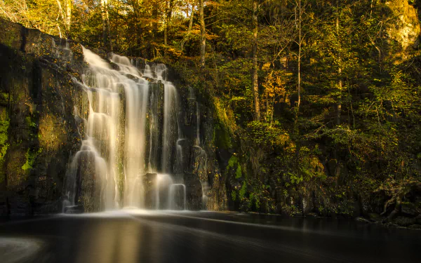 foam nature waterfall HD Desktop Wallpaper | Background Image