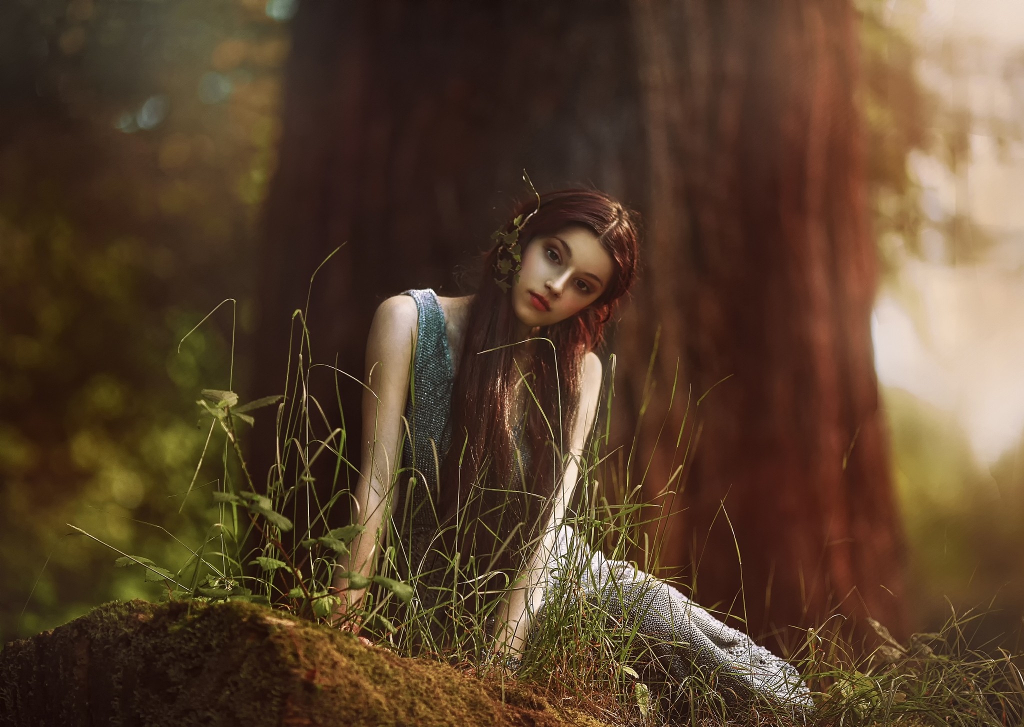 Girl in the Forest by Agnieszka Lorek