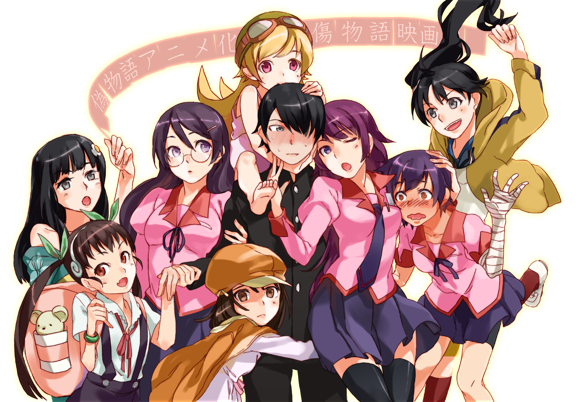 Monogatari Series Hd Wallpaper Background Image 2012x1390 Images, Photos, Reviews