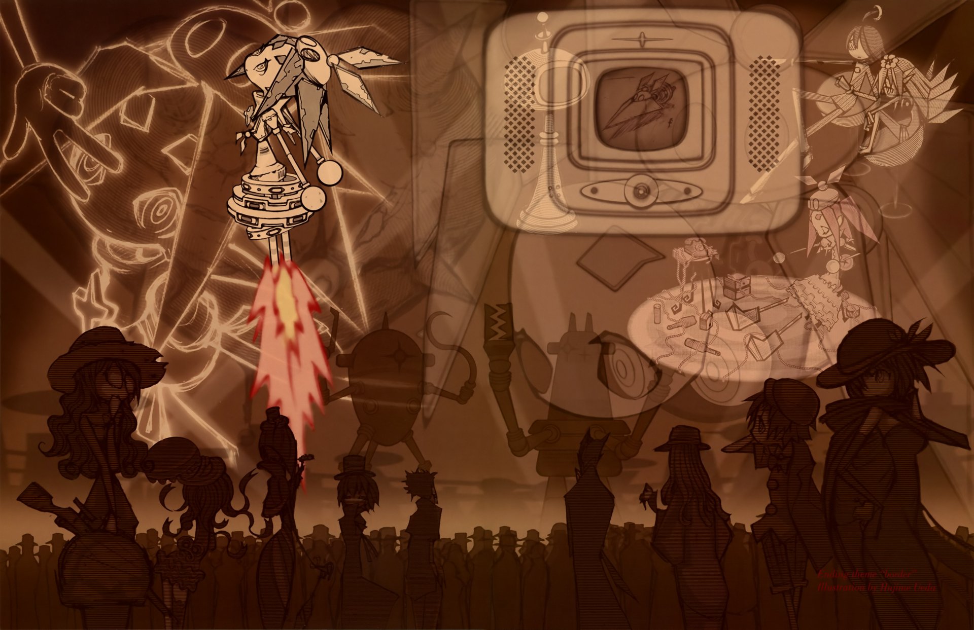 Download Anime Monogatari (Series) 4k Ultra HD Wallpaper by Hajime Ueda