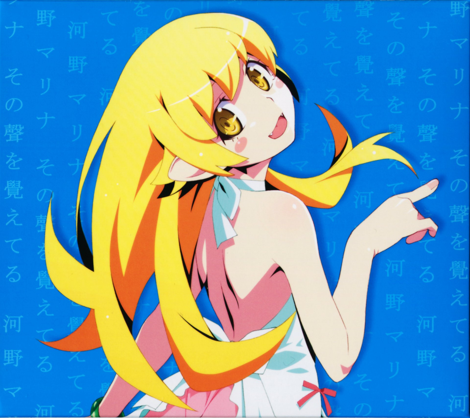 Shinobu Spotlight — Monogatari Series 2K Quad HD Wallpaper | 3353x2988 ...