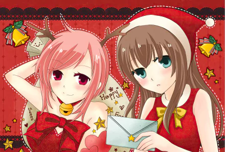 Christmas Anime Original anime christmas HD Desktop Wallpaper | Background Image