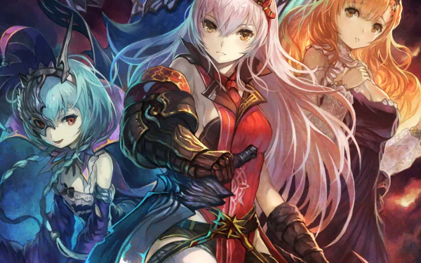 Lyuritis (Nights of Azure) Christophoros (Nights of Azure) Arnas (Nights of Azure) video game Nights of Azure HD Desktop Wallpaper | Background Image