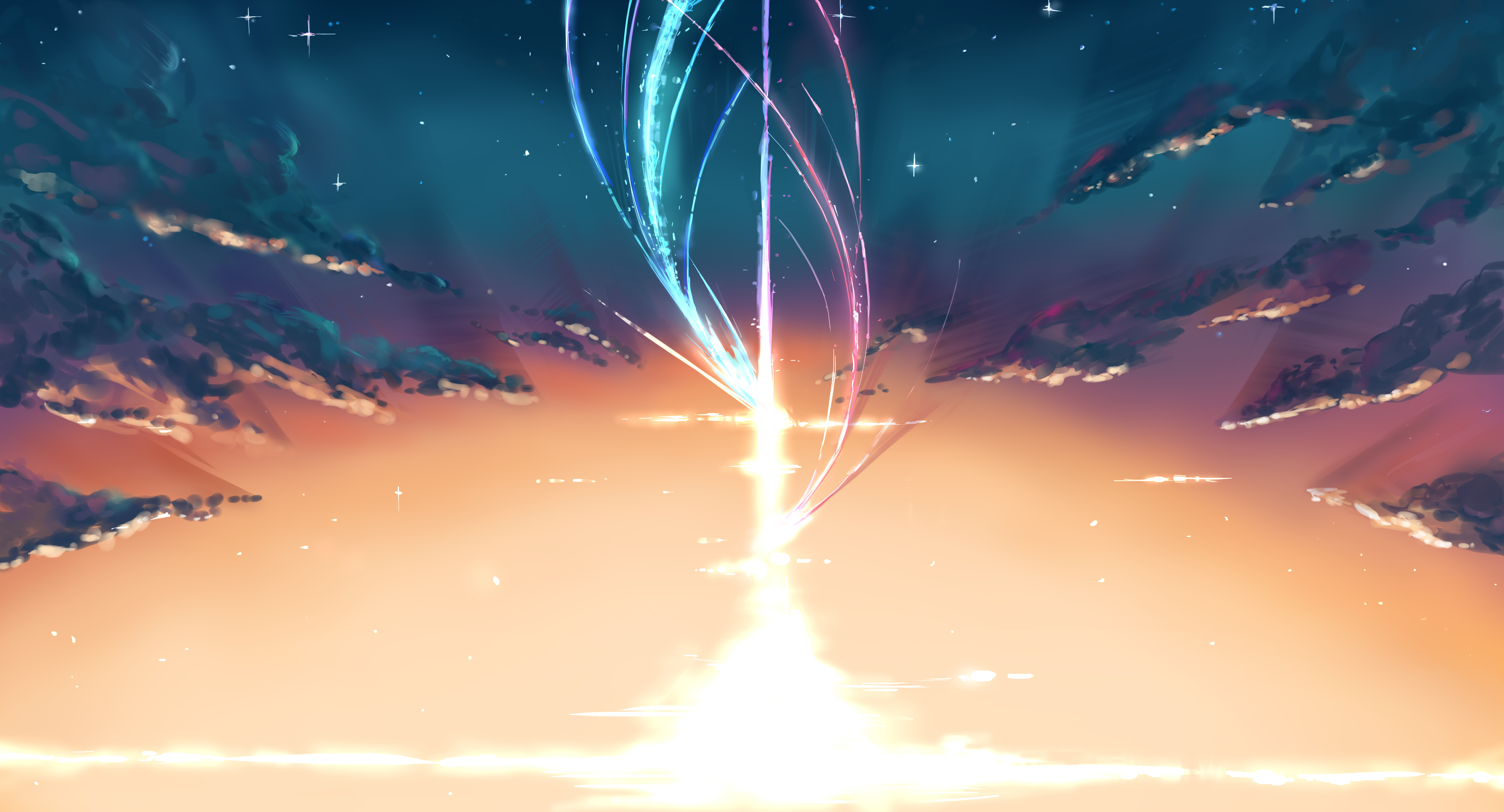 Anime Kimi No Na Wa GIF - Anime KimiNoNaWa NightSky - Discover