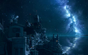 4K Ultra HD Sci-Fi Night Sky Wallpaper by inefekt69