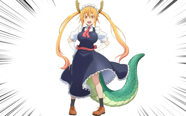 Anime Miss Kobayashi's Dragon Maid Tohru Kobayashi-san Chi no Maid Dragon HD Wallpaper | Background Image