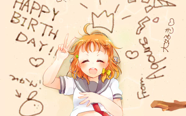 Chika Takami Anime Love Live! Sunshine!! HD Desktop Wallpaper | Background Image