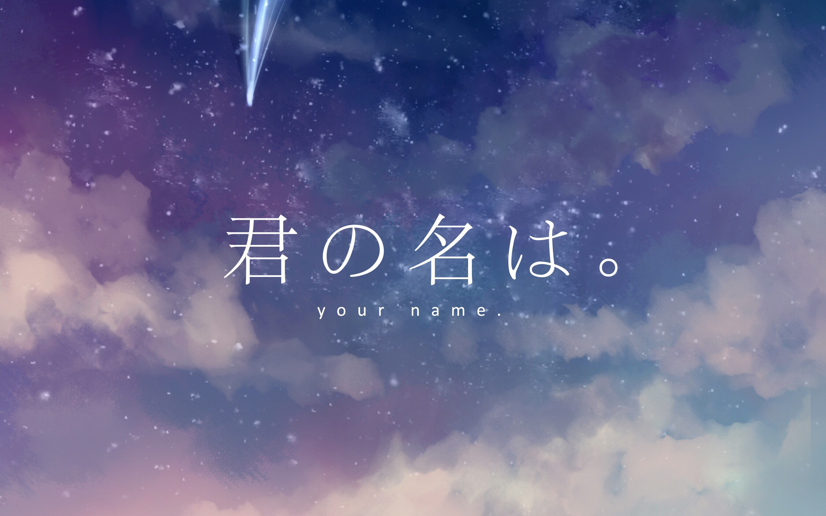 790 Your Name. HD Wallpapers | Backgrounds - Wallpaper ...