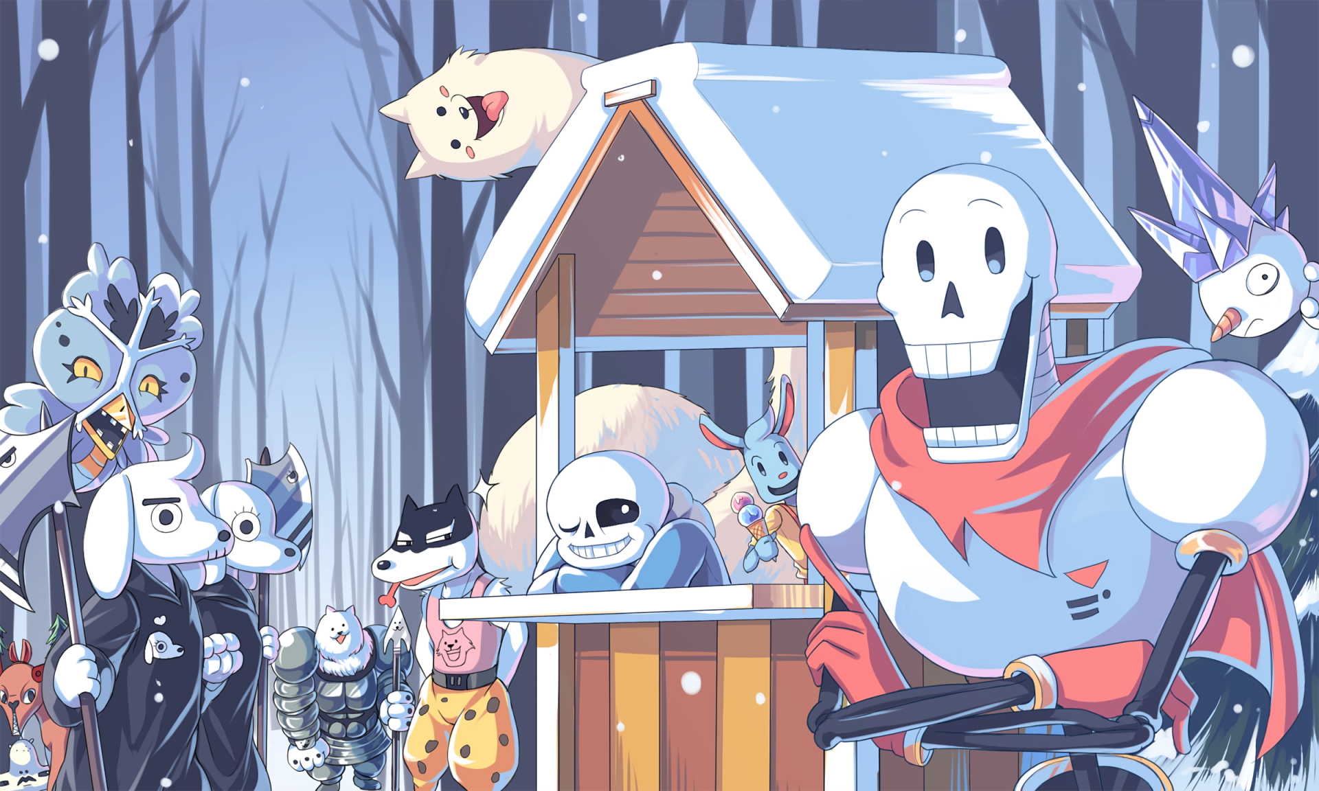 4 Greater Dog Undertale Hd Wallpapers Background Images