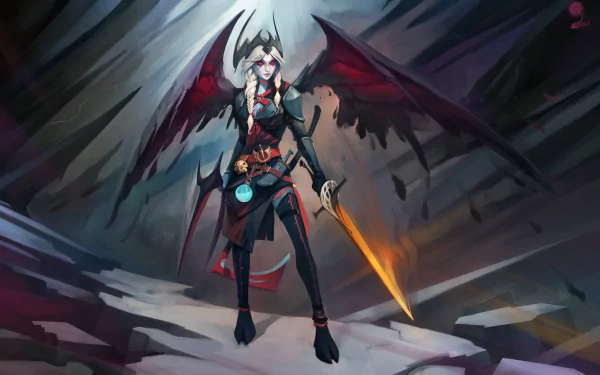 Vengeful Spirit Angel HD Wallpaper