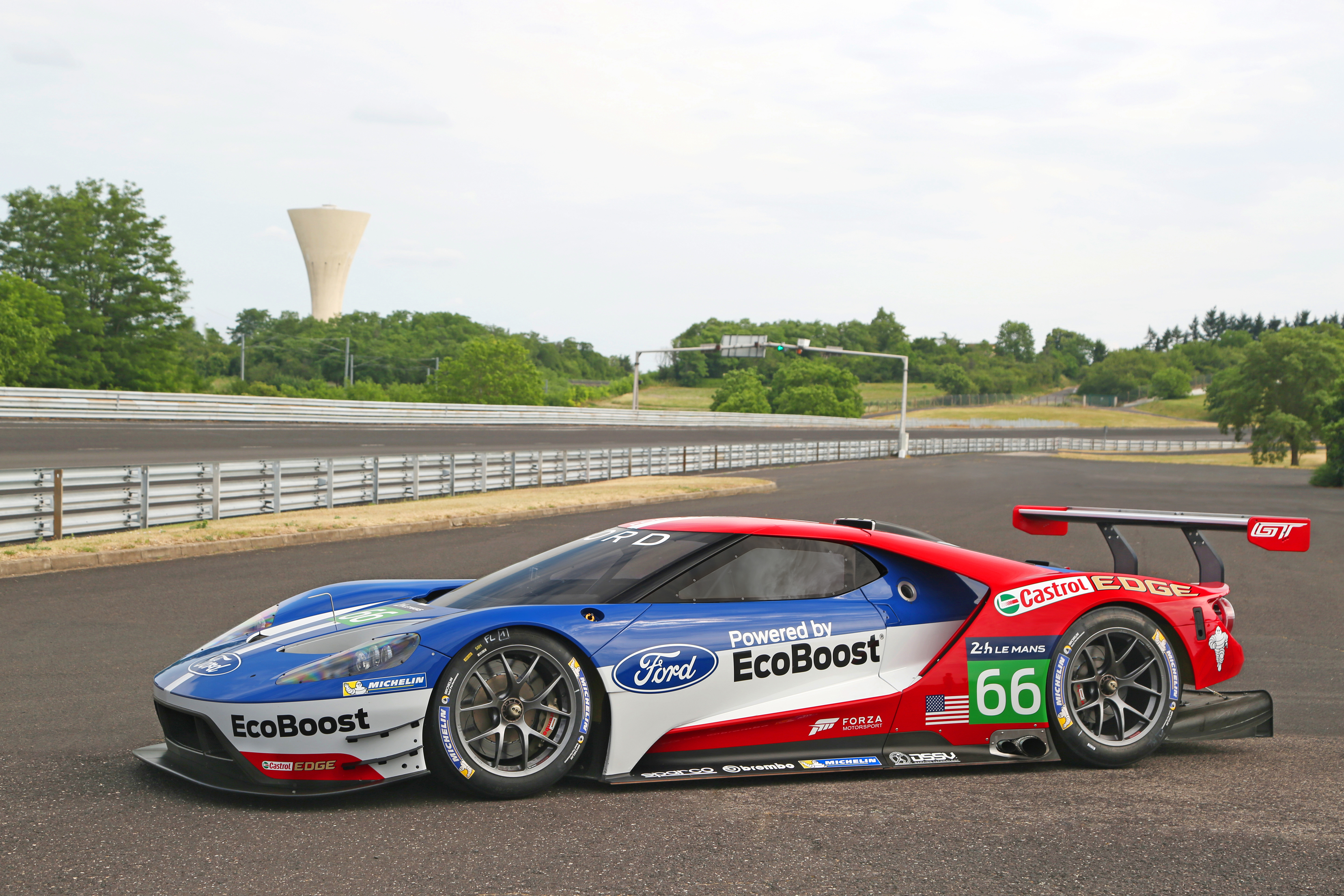 Vehicles Ford GT Le Mans Racecar HD Wallpaper | Background Image