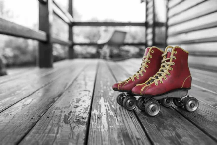 red man made roller skates HD Desktop Wallpaper | Background Image