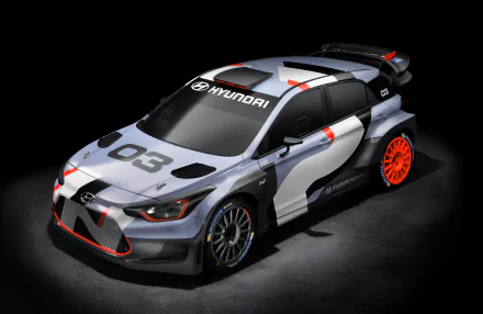 race car Hyundai i20 WRC Concept vehicle Hyundai i20 HD Desktop Wallpaper | Background Image