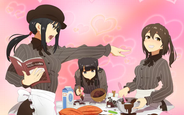 Anime Schoolgirl Strikers: Animation Channel HD Desktop Wallpaper | Background Image