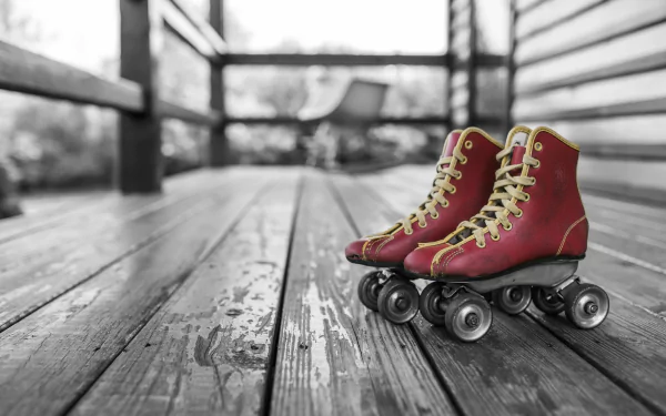 red man made roller skates HD Desktop Wallpaper | Background Image