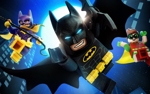 Películas The Lego Batman Movie Batman Batgirl Robin Lego Dick Grayson Barbara Gordon Fondo de pantalla HD | Fondo de Escritorio