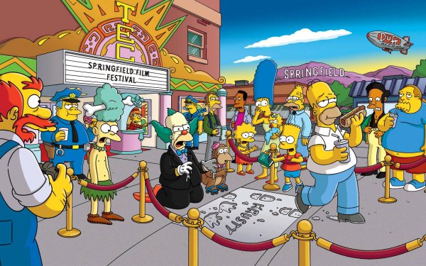 TV Show The Simpsons Homer Simpson Bart Simpson Maggie Simpson Marge Simpson Lisa Simpson Krusty The Clown Grampa Simpson HD Wallpaper | Background Image