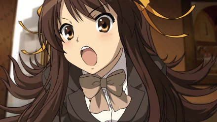Haruhi Suzumiya Anime The Melancholy of Haruhi Suzumiya HD Desktop Wallpaper | Background Image